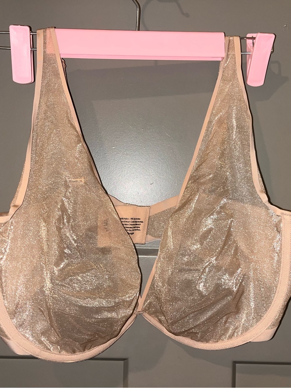 Soma Shimmer Nude/Tan Underwire Bra